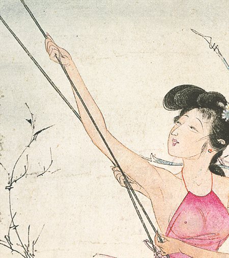 八道江-胡也佛的仕女画和最知名的金瓶梅秘戏图